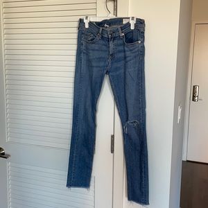 Rag and Bone Mid Rise Jeans